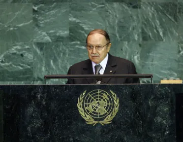 Portrait of His Excellency Abdelaziz Bouteflika (President), Algeria