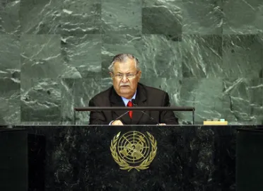 Portrait of His Excellency Jalal Talabani (President), Iraq