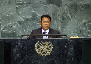 Portrait de (titres de civilité + nom) Son Excellence Marcus Stephen (Président), Nauru