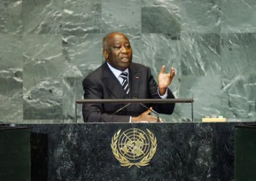 Portrait de (titres de civilité + nom) Son Excellence Laurent Gbagbo (Président), Côte D’Ivoire