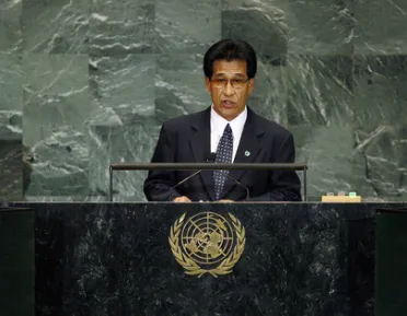 Portrait of Mr. Emanuel Mori (President), Micronesia (Federated States of)