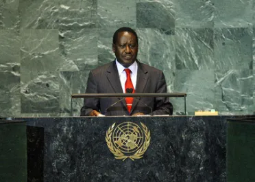 Portrait de (titres de civilité + nom) Son Excellence Raila Amollo Odinga (Premier Ministre), Kenya
