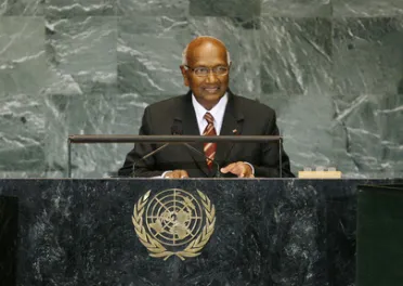 Portrait of His Excellency Ramdien Sardjoe (Vice-President), Suriname