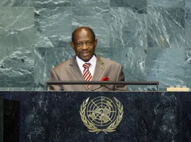 Portrait of His Excellency Denzil Douglas (Prime Minister), Saint Kitts and Nevis