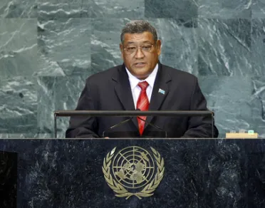 Portrait de (titres de civilité + nom) Son Excellence Apisai Ielemia (Premier Ministre), Tuvalu