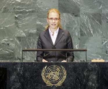 Portrait de (titres de civilité + nom) Son Excellence Aurelia Frick (Ministre des affaires étrangères), Liechtenstein