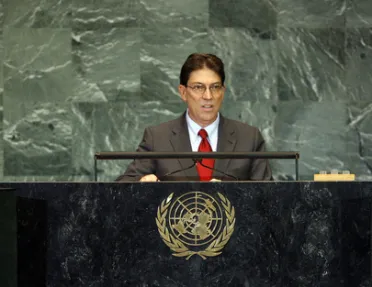 Portrait de (titres de civilité + nom) Son Excellence Bruno Rodriguez Parrilla (Ministre des affaires étrangères), Cuba