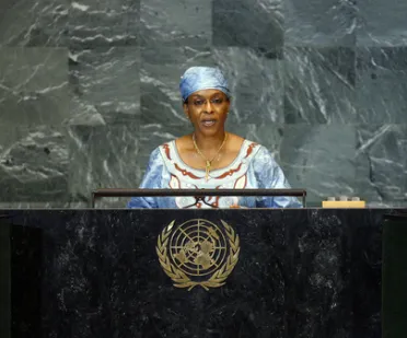 Portrait of Her Excellency Aichatou Mindaoudou (Minister for Foreign Affairs), Niger