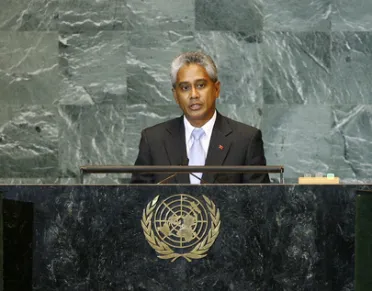 Portrait de (titres de civilité + nom) Son Excellence Zacarias Albano Da Costa (Ministre des affaires étrangères), Timor-Leste