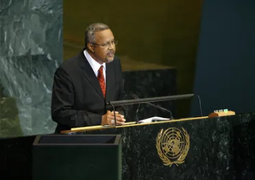 Portrait of His Excellency Antonio Pedro Monteiro Lima (Chair of the Delegation), Cabo Verde