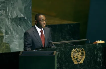 Portrait of His Excellency Kodjo Menan (Chair of the Delegation), Togo