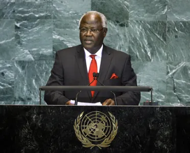 Portrait de (titres de civilité + nom) Son Excellence Ernest Bai Koroma (Président), Sierra Leone