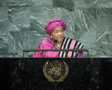 Portrait of Her Excellency Ellen Johnson-Sirleaf (President), Liberia