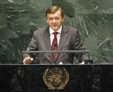Portrait de (titres de civilité + nom) Son Excellence Sergei Aleinik (Vice-Ministre des affaires étrangères), Bélarus