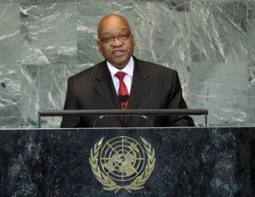 Portrait of His Excellency Jacob Zuma (President), South Africa