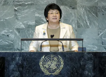 Portrait of His Excellency Rosa Otunbaeva (President), Kyrgyzstan