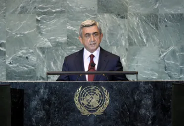 Portrait of His Excellency Serzh Sargsyan (President), Armenia