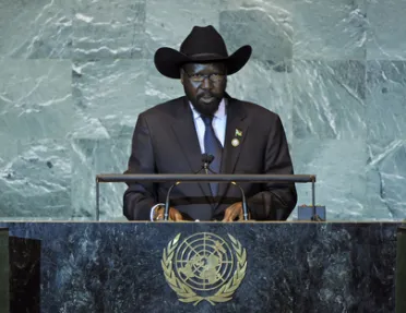 Portrait de (titres de civilité + nom) Son Excellence Salva Kiir (Président), Soudan du Sud