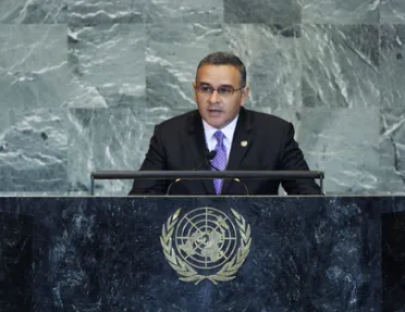 Portrait of His Excellency Carlos Mauricio Funes Cartagena (President), El Salvador