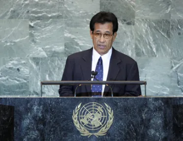 Portrait de (titres de civilité + nom) Son Excellence Emanuel Mori (Président), Micronésie (États fédérés de)