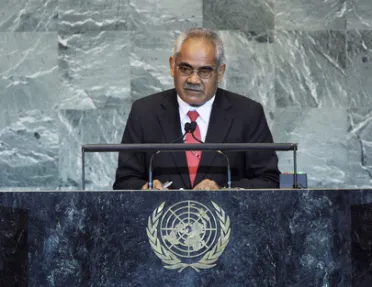 Portrait of His Excellency Willy Telavi (Prime Minister), Tuvalu