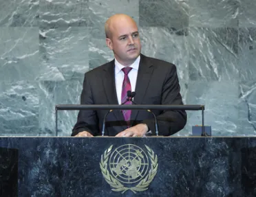 Portrait de (titres de civilité + nom) Son Excellence Fredrik Reinfeldt (Premier Ministre), Suède