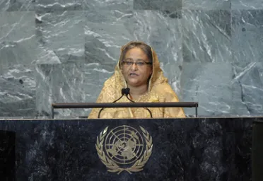 Portrait de (titres de civilité + nom) Son Excellence Sheikh Hasina (Premier Ministre), Bangladesh