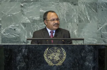 Portrait de (titres de civilité + nom) Son Excellence Peter O’Neill (Premier Ministre), Papouasie-Nouvelle-Guinée