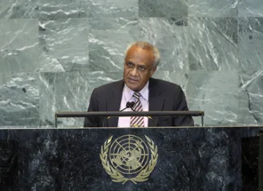Portrait of His Excellency Meltek Sato Kilman Livtunvanu (Prime Minister), Vanuatu