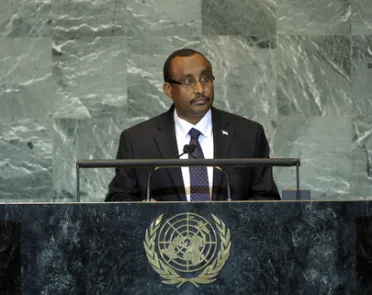 Portrait de (titres de civilité + nom) Son Excellence Abdiweli Mohamed Ali (Premier Ministre), Somalie