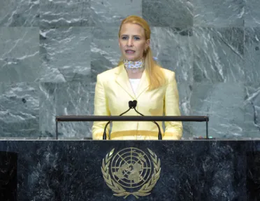 Portrait of H.E. Mrs. Aurelia Frick (Minister for Foreign Affairs), Liechtenstein