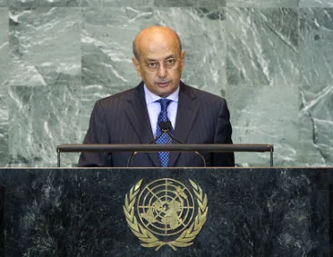 Portrait de (titres de civilité + nom) Son Excellence Abubakr A. Al-Qirbi (Ministre des affaires étrangères), Yémen
