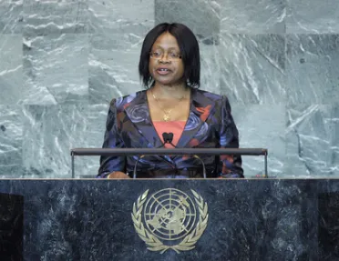 Portrait of H.E. Mrs. Lucy Mungoma (Secretary for Foreign Affairs), Zambia