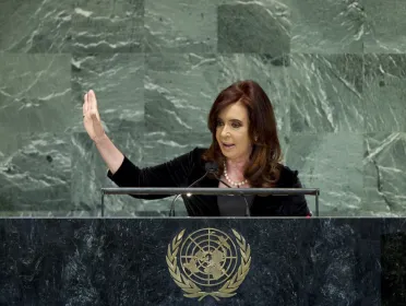 Portrait de (titres de civilité + nom) Son Excellence Cristina Fernández (Président), Argentine