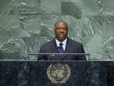 Portrait de (titres de civilité + nom) Son Excellence Ali Bongo Ondimba (Président), Gabon