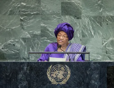 Portrait of H.E. Mrs. Ellen Johnson-Sirleaf (President), Liberia