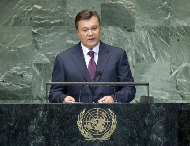Portrait de (titres de civilité + nom) Son Excellence Viktor Yanukovych (Président), Ukraine