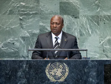 Portrait de (titres de civilité + nom) Son Excellence John Dramani Mahama (Président), Ghana