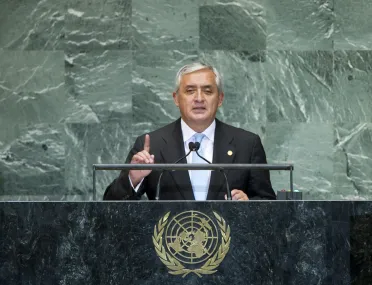 Portrait de (titres de civilité + nom) Son Excellence Otto Fernando Pérez Molina (Président), Guatemala