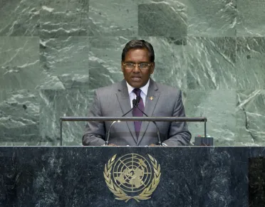Portrait de (titres de civilité + nom) Son Excellence Mohamed Waheed (Président), Maldives