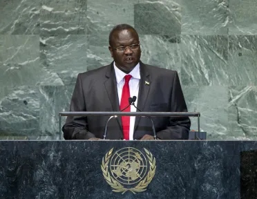 Portrait de (titres de civilité + nom) Son Excellence Riek Machar Teny-Dhurgon (Vice-président), Soudan du Sud