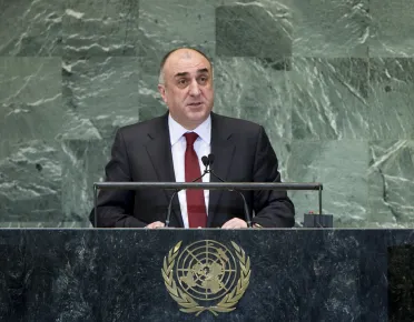 Portrait de (titres de civilité + nom) Son Excellence Elmar Maharram Mammadyarov (Ministre des affaires étrangères), Azerbaïdjan