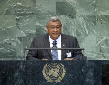 Portrait de (titres de civilité + nom) Son Excellence Apisai Ielemia (Ministre des affaires étrangères), Tuvalu