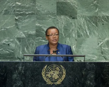 Portrait of H.E. Mrs. Maxine Pamela Ometa McClean (Minister for Foreign Affairs), Barbados