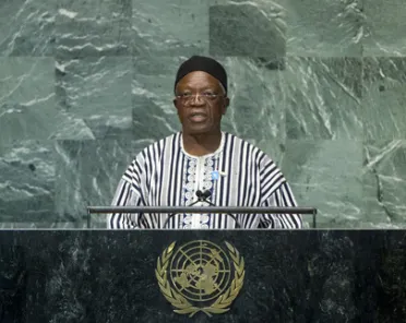 Portrait de (titres de civilité + nom) Son Excellence Joseph Bandabla Dauda (Ministre des affaires étrangères), Sierra Leone