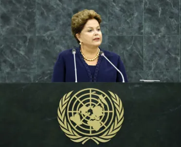 (职位+姓名)的照片 女士阁下 Dilma Rousseff (主席), 巴西