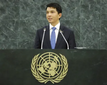 Portrait of His Excellency Andry Nirina Rajoelina (President), Madagascar