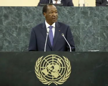 Portrait de (titres de civilité + nom) Son Excellence Blaise Compaoré (Président), Burkina Faso