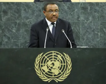 Portrait of His Excellency Hailemariam Dessalegn (Prime Minister), Ethiopia