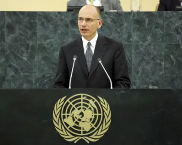 Portrait of His Excellency Enrico Letta (Prime Minister), Italy